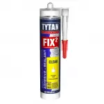 Tytan szerelési ragasztó FIX2 Clear víztiszta 290ml