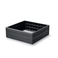 Base Woody műanyag magaságyás  75x75x25cm antracit