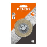 Csapos drót körkefe  75mm KENDO