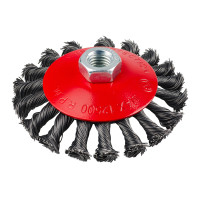 Drót tányérkefe sodrott 100mm