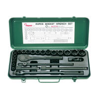 Dugókulcs készlet 1/2" 24r.  8-32mm HANS 4625M