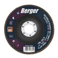 Lamellás csiszoló 115mm P 80 Berger