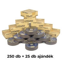 SpeedoFlex vágókorong 125x1 mm Inox / 250+25 db-os szett