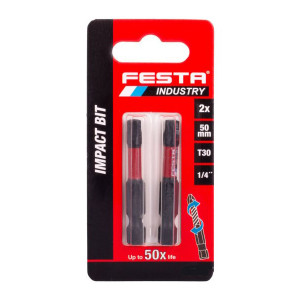 BIT hegy TORX T30x50mm S2 Festa Industry  2db/cs.