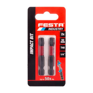 BIT hegy TORX T40x50mm S2 Festa Industry  2db/cs.