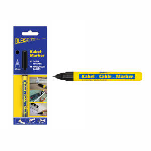 BLEISPITZ kábeljelölő filc fekete 0,75mm