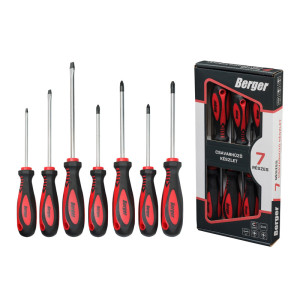 Csavarhúzó készlet  7r. mágneses Berger