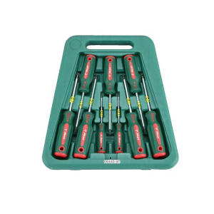 Csavarhúzó készlet  9r. TORX furatos T8 - T40 HANS