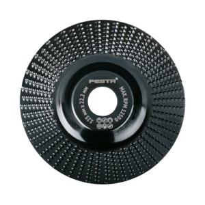 Faforgácsoló ráspoly tárcsa 125x22,2mm Festa