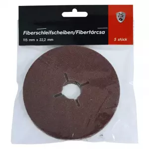 Fíbertárcsa 115mm P 80  5db/csomag