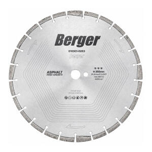 Gyémánt vágókorong 350x25,4mm Berger Aszfalt