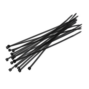 Kábelkötegelő 300x4,8mm fekete 100db/cs. Berger