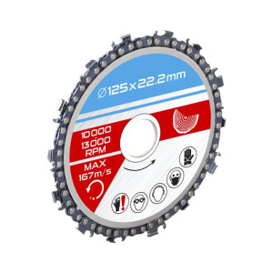 Láncos favágó tárcsa 125x22,2mm Festa