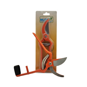 Metszőolló kovácsolt 18cm piros Muta