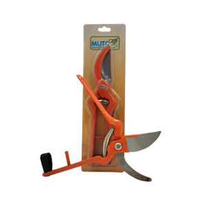 Metszőolló kovácsolt 22cm piros Muta