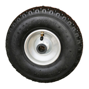 Molnárkocsi kerék fém felnis tűgörgős 3,0-4"  II.