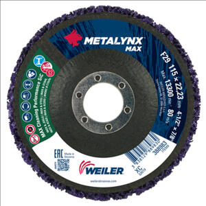 Négertárcsa (vlies csiszoló) 115x22,2mm Metalynx Max Clean