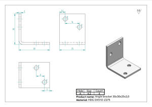 Sarokvas, sarokösszekötő  30x30x25x2mm CE-ETA tüzihorganyzott